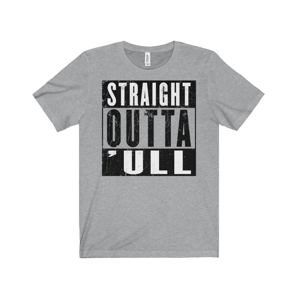 Straight Outta Hull ('ull) Funny Compton NWA Style Unisex Jersey Short Sleeve Tee