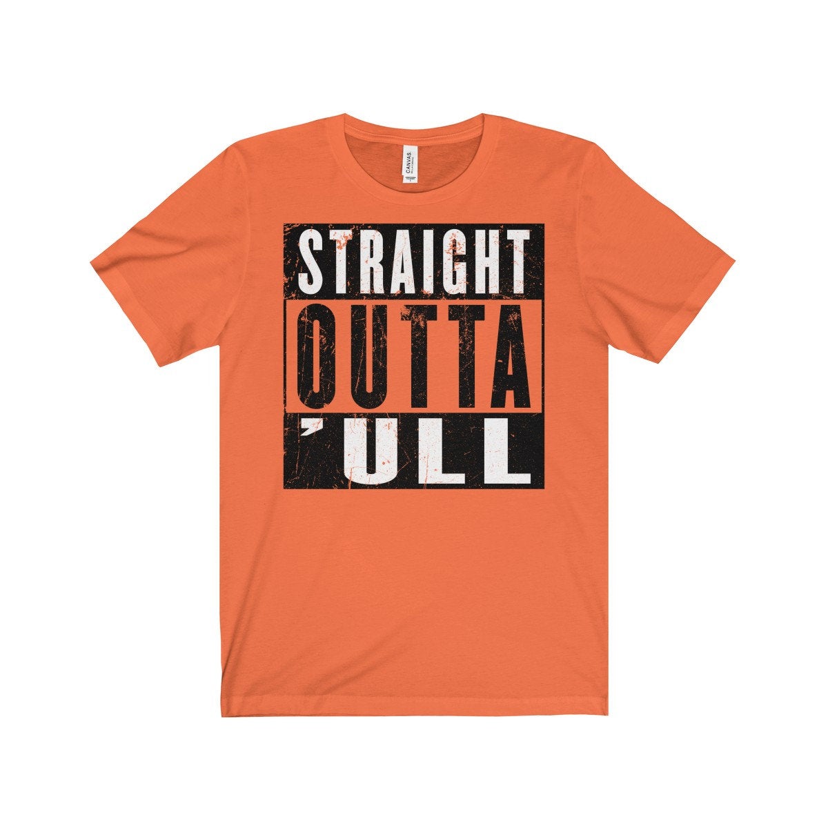 Straight Outta Hull ('ull) Funny Compton NWA Style Unisex Jersey Short Sleeve Tee