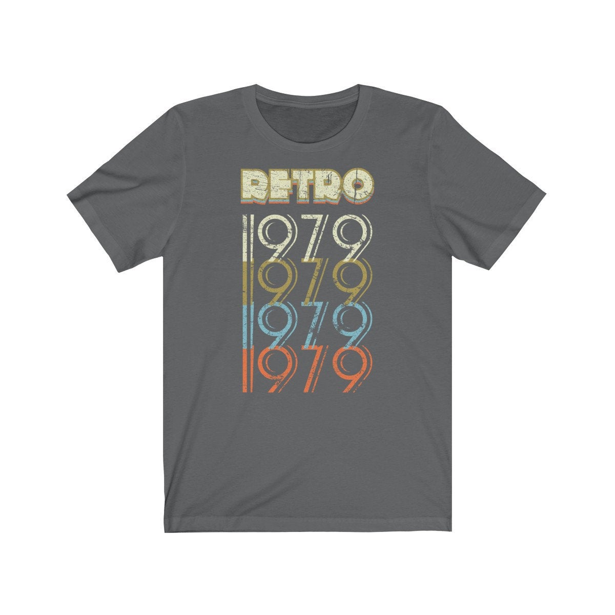 42nd Birthday Gift 'Retro 1979' T Shirt for Men or Women Unisex Short Sleeve