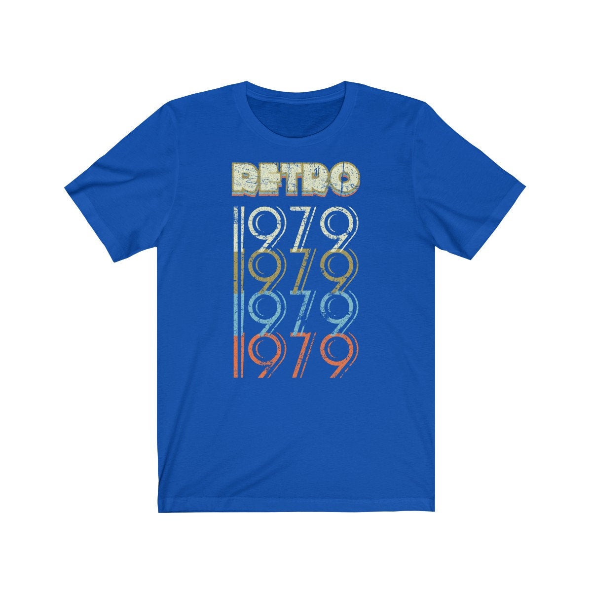 42nd Birthday Gift 'Retro 1979' T Shirt for Men or Women Unisex Short Sleeve