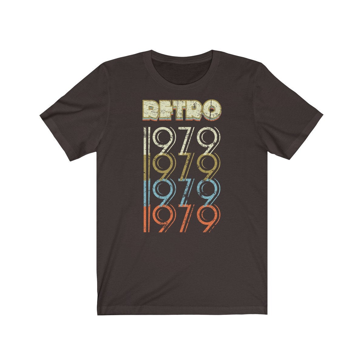 42nd Birthday Gift 'Retro 1979' T Shirt for Men or Women Unisex Short Sleeve