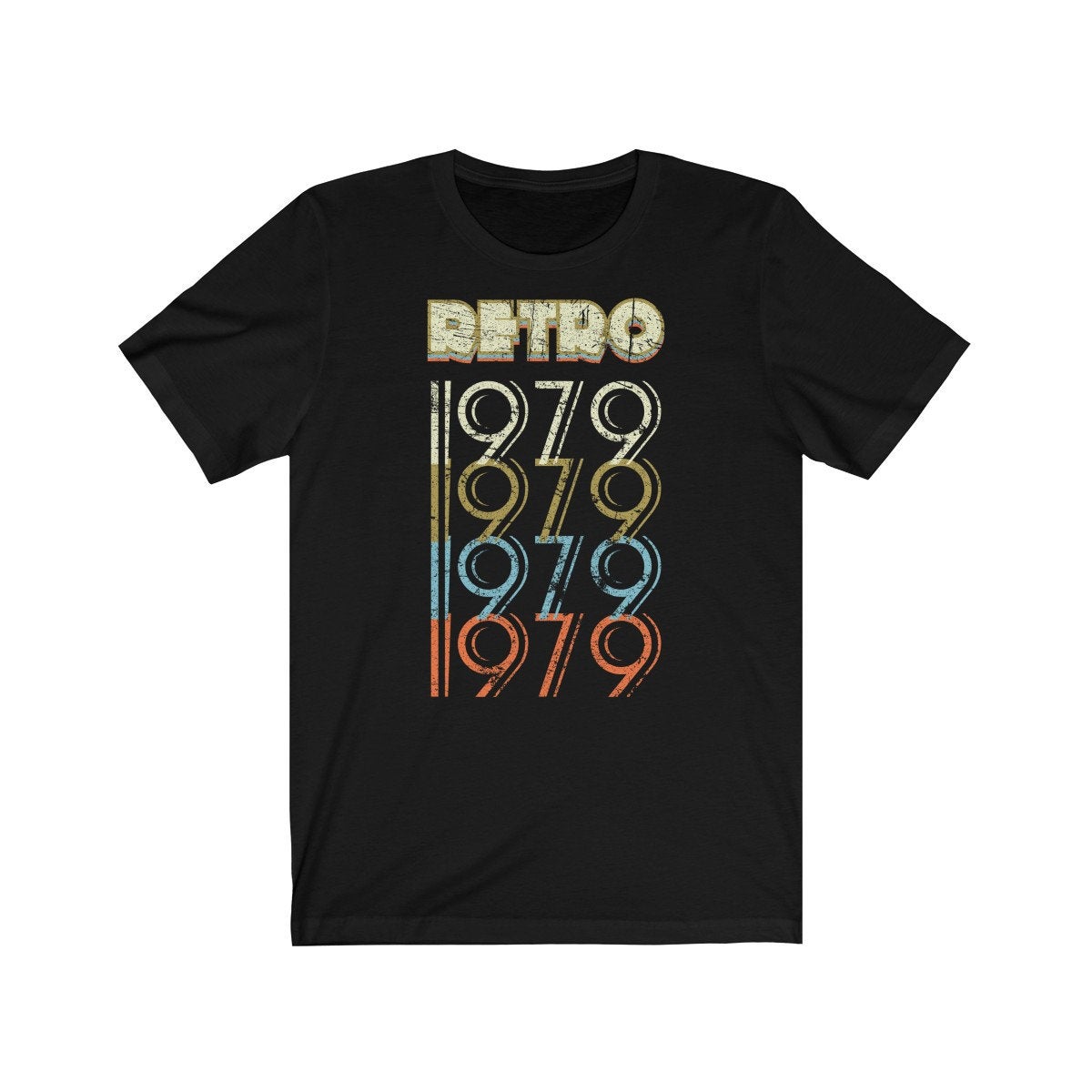 42nd Birthday Gift 'Retro 1979' T Shirt for Men or Women Unisex Short Sleeve