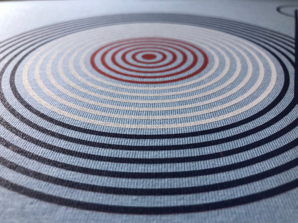 RAF MOD Roundel Turntable Target Bullseye Record Record Player Unisex Jersey Short Sleeve Tee