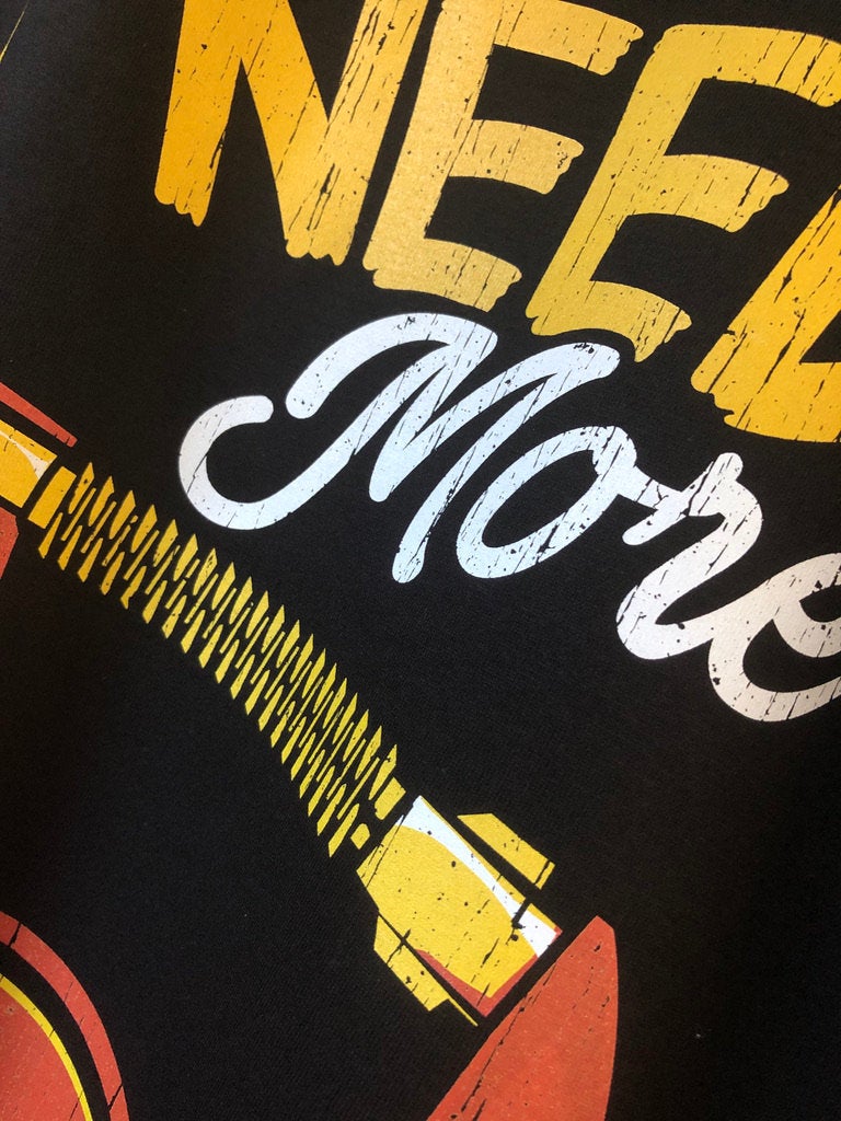 Funny Carpenter T-Shirt, Woodwork Gift Idea, Humorous I Need More Clamps Graphic Print Tee Shirt Top