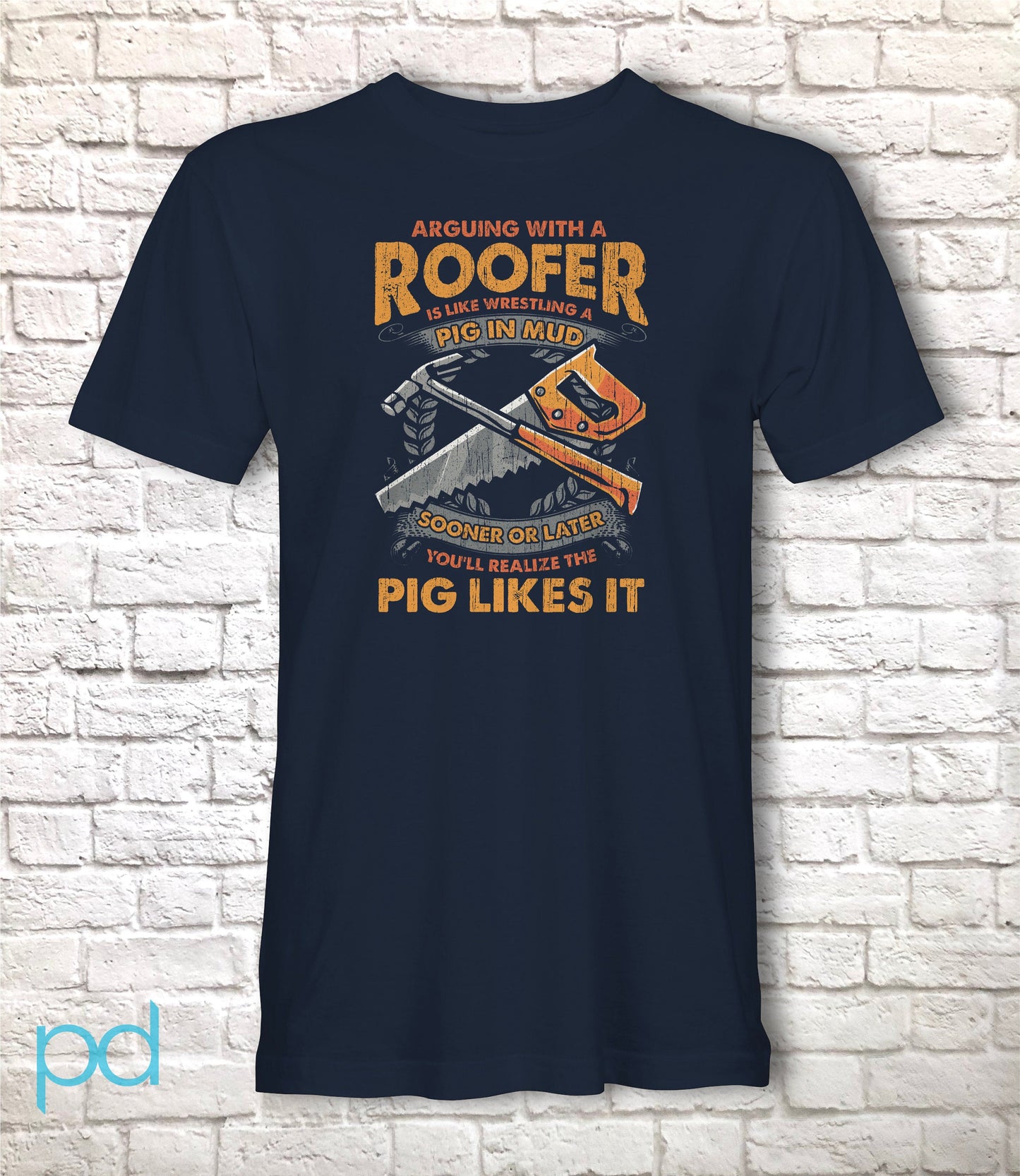 Funny Roofer Gift T-Shirt, Funny Roofer T Shirt Pun Gift Idea, Humorous Roofing Tee Shirt T Top