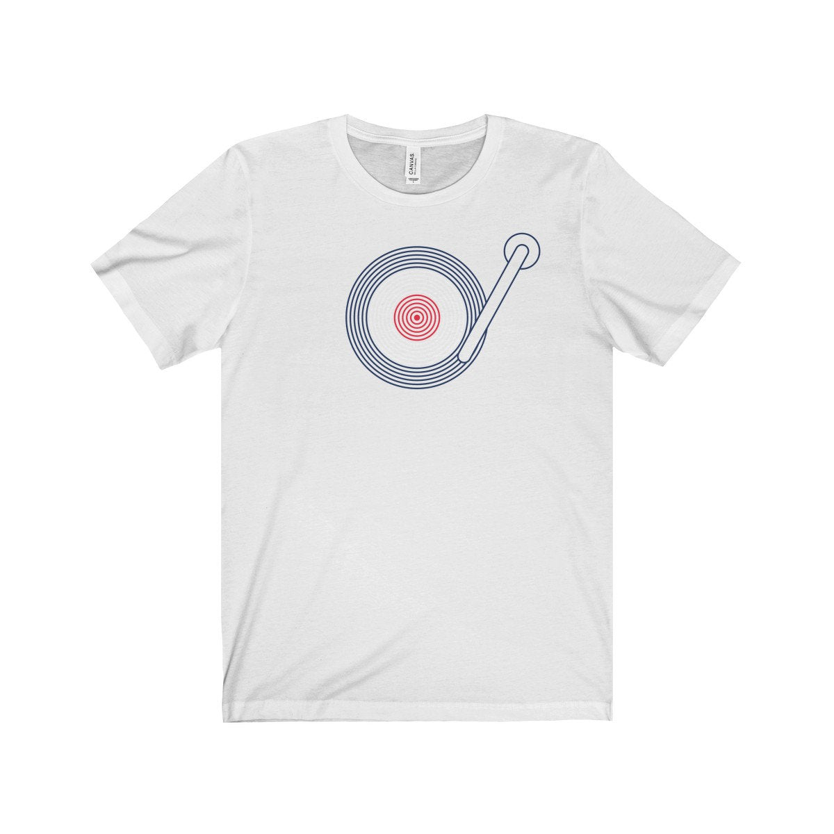 RAF MOD Roundel Turntable Target Bullseye Record Record Player Unisex Jersey Short Sleeve Tee