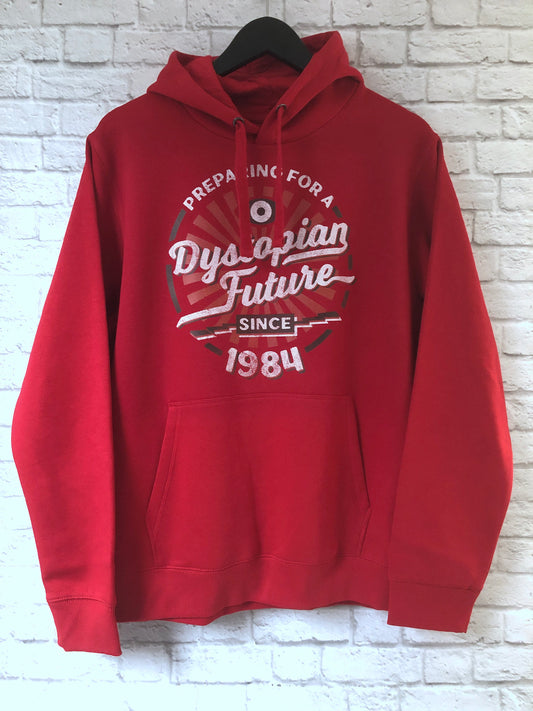 Dystopian Future 1984 Hoodie, Funny Orwell Gift Idea, Humorous 2020 Orwellian Lockdown Pullover Hooded Sweatshirt Hoody