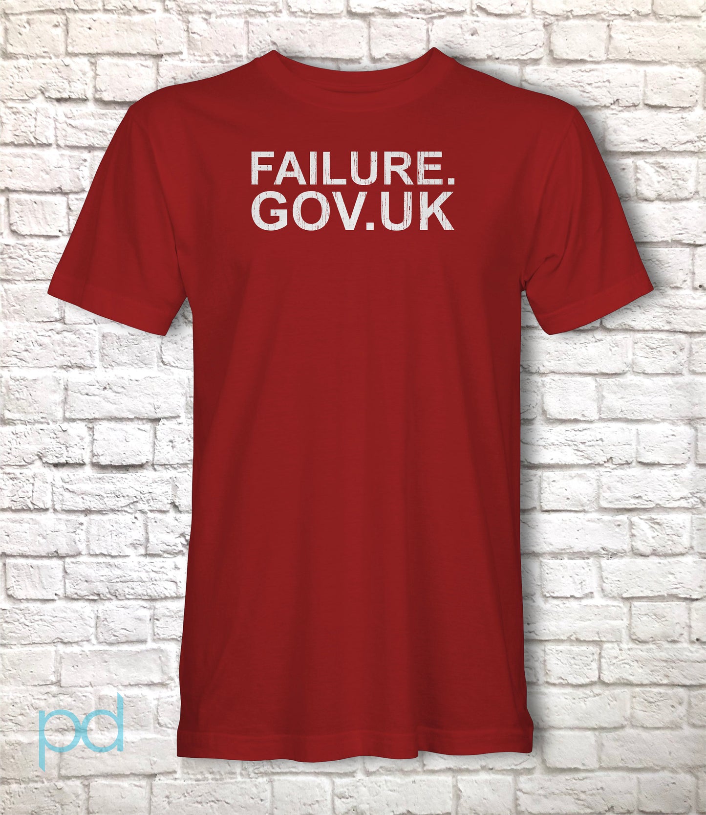 Anti-Government T-Shirt, Tory Failure Tee Shirt, Tories & Conservative Epic Fail failure.gov.uk, Unisex Short Sleeve Graphic Print Top