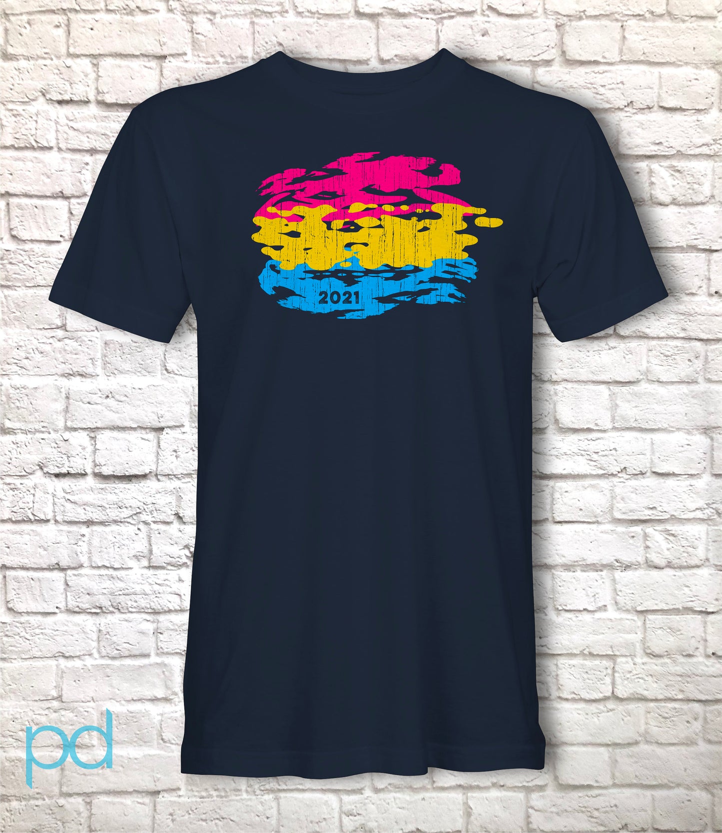 Pan Pride Flag T-Shirt, Scribble Sketch Style Pansexual Tee Top, LGBTQ+  Pansexuality Coming Out In 2021 Fully Customisable Unisex T Shirt