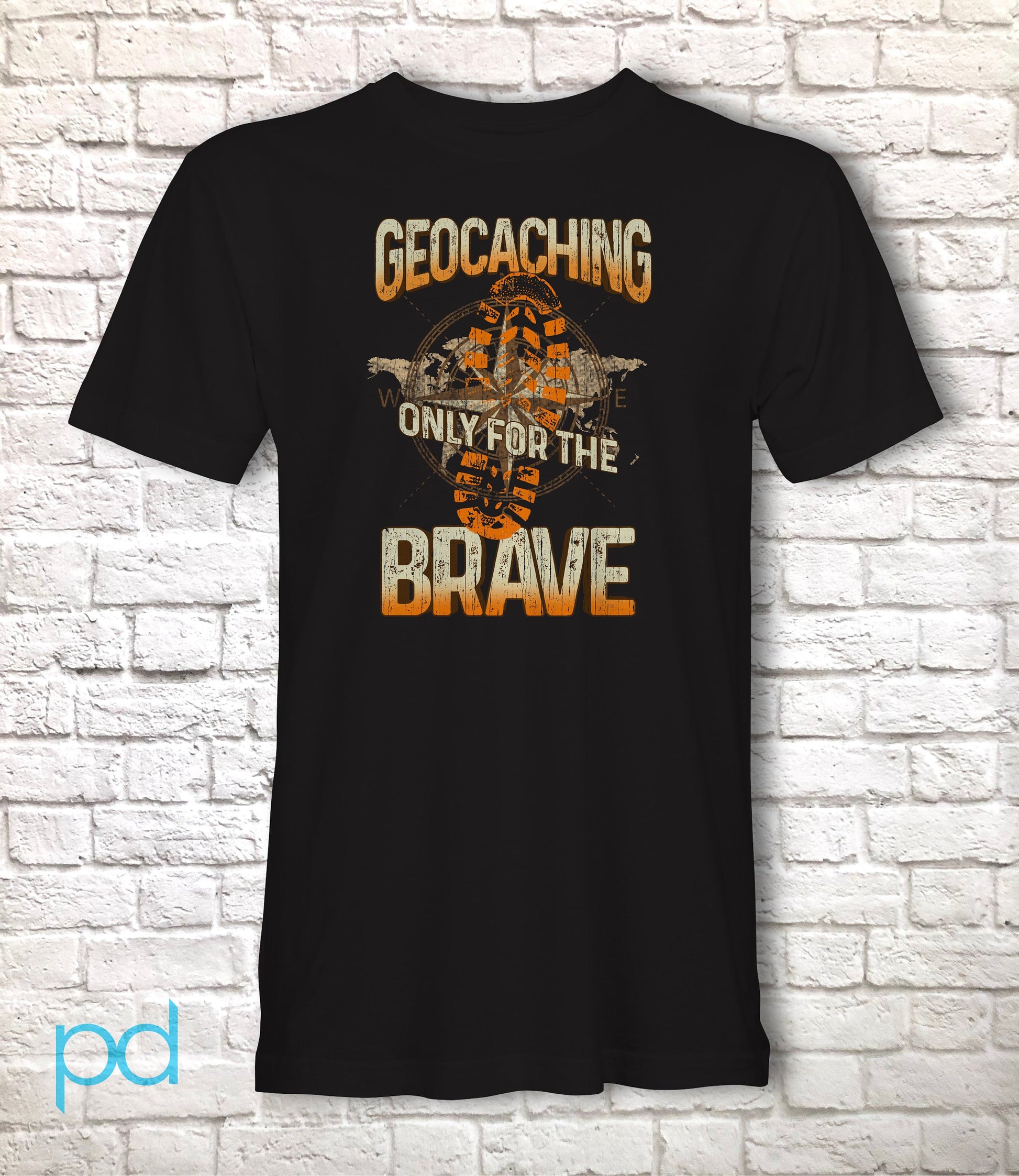 Geocaching T-Shirt, Geocacher Adventure Gift Idea, Humorous Geocache Tee Shirt Top Present